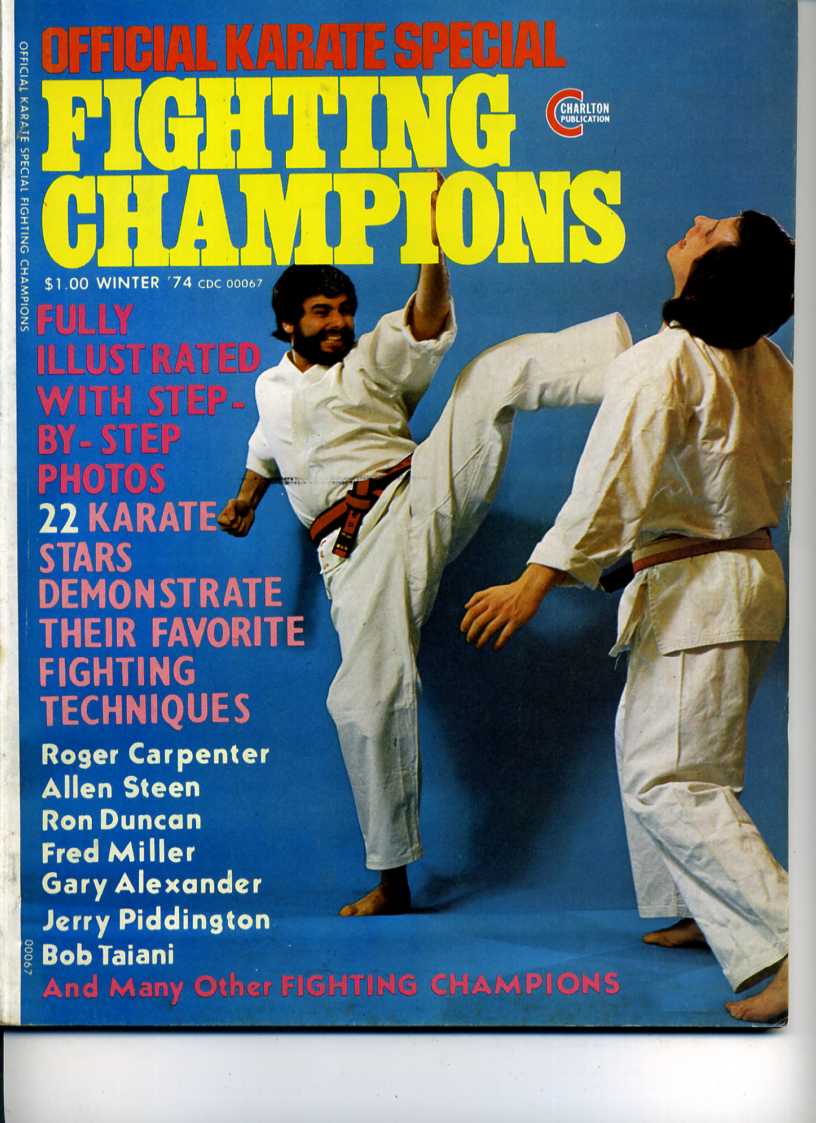 Winter 1974 Official Karate Special Fighting Champions